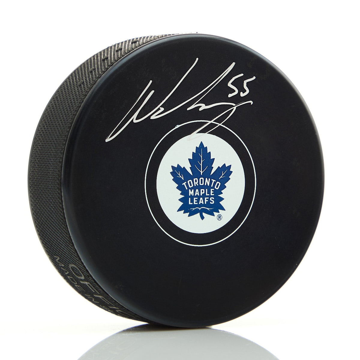Nic Roy Autographed Toronto Maple Leafs Hockey Puck product image 1, provided for visual reference and product detail review