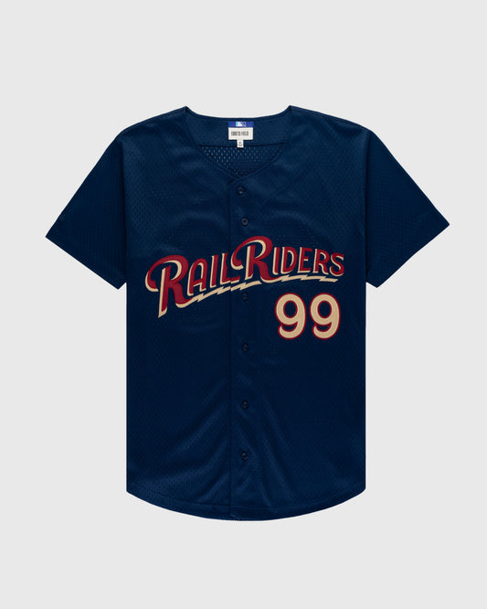 Aaron Judge Scranton/Wilkes-Barre Railriders Mesh Button-Up Jersey product image 1, provided for visual reference and