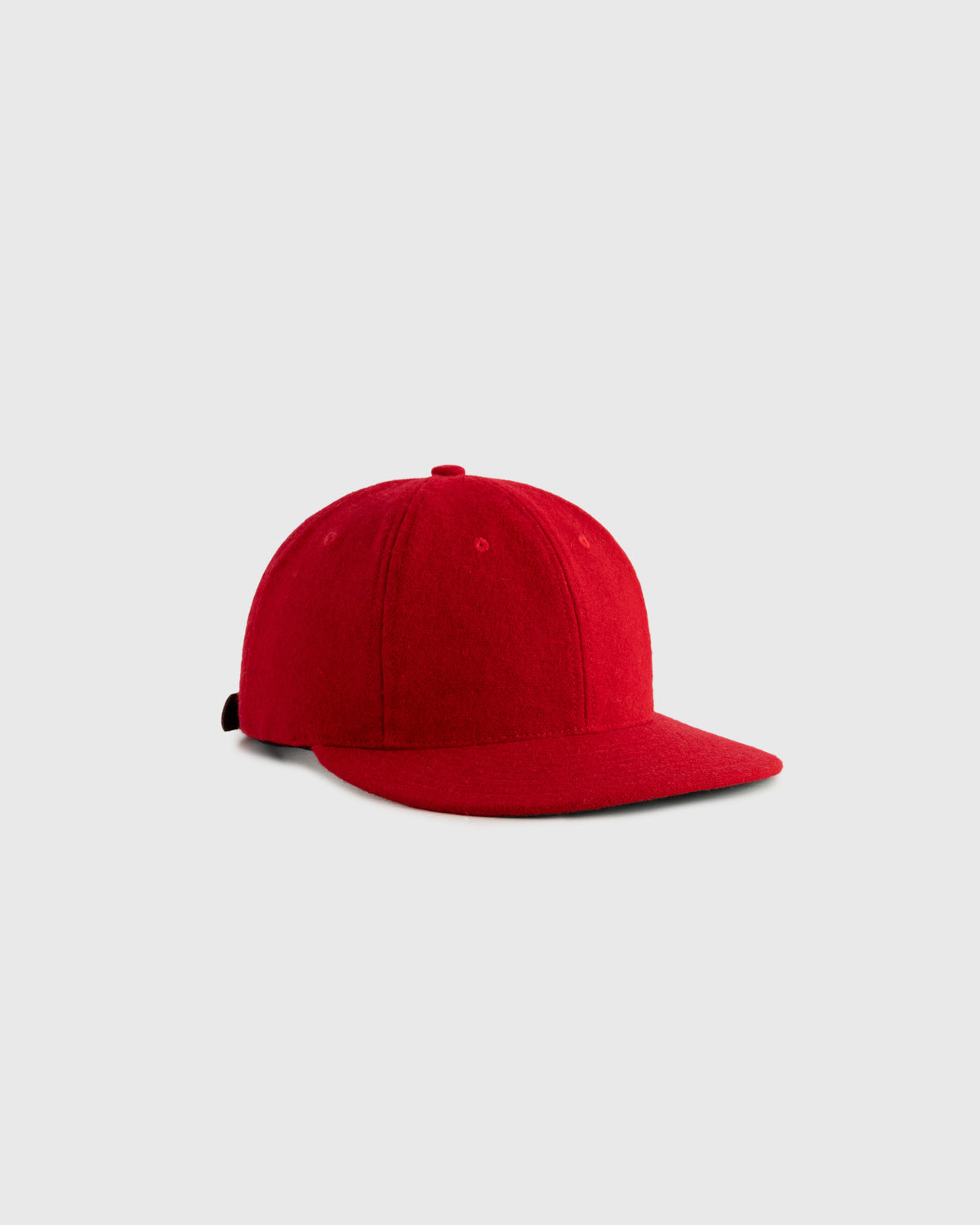 Red Wool Ballcap product image 2, provided for visual reference and product detail review