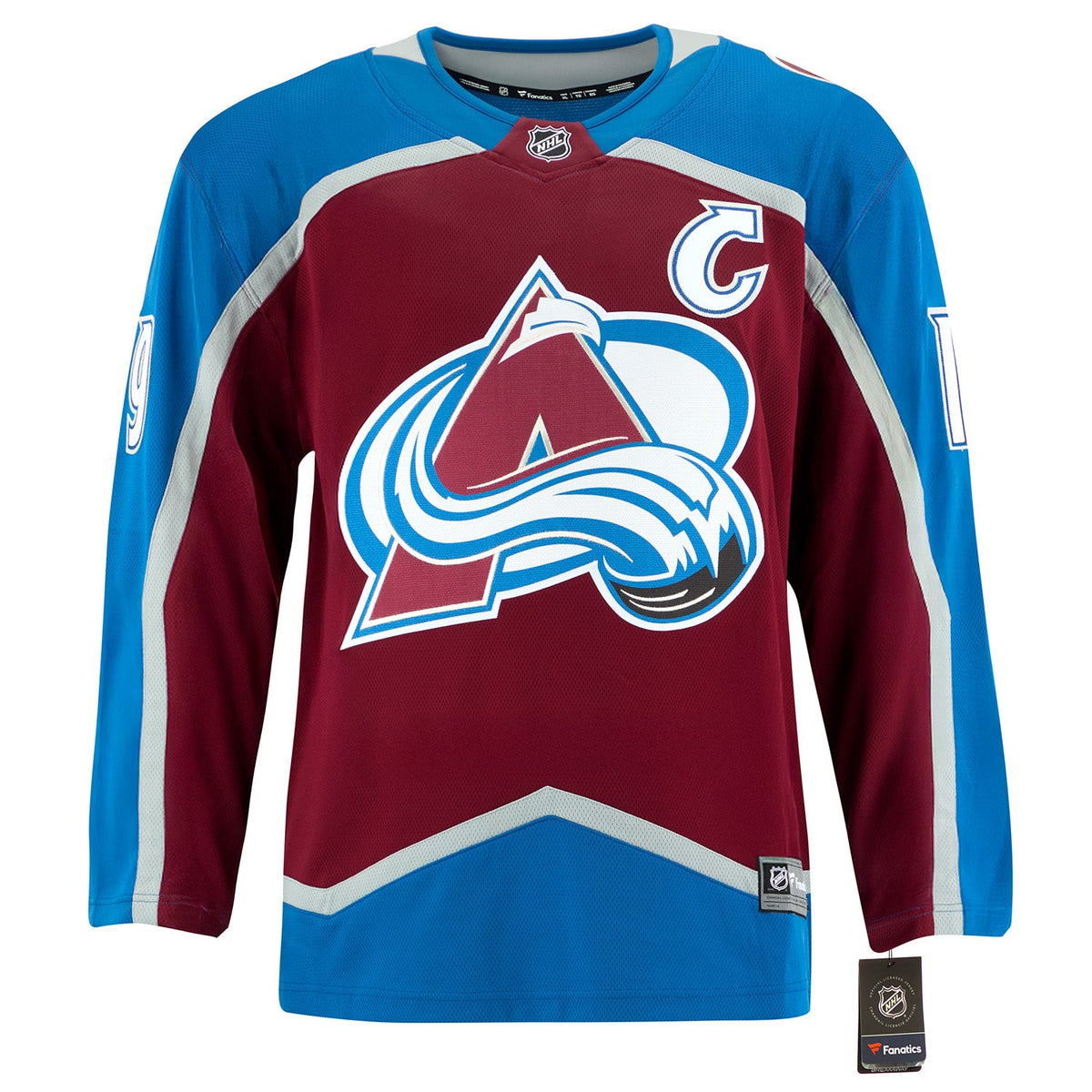 Joe Sakic Autographed Colorado Avalanche Fanatics Breakaway Jersey product image 2, provided for visual reference and