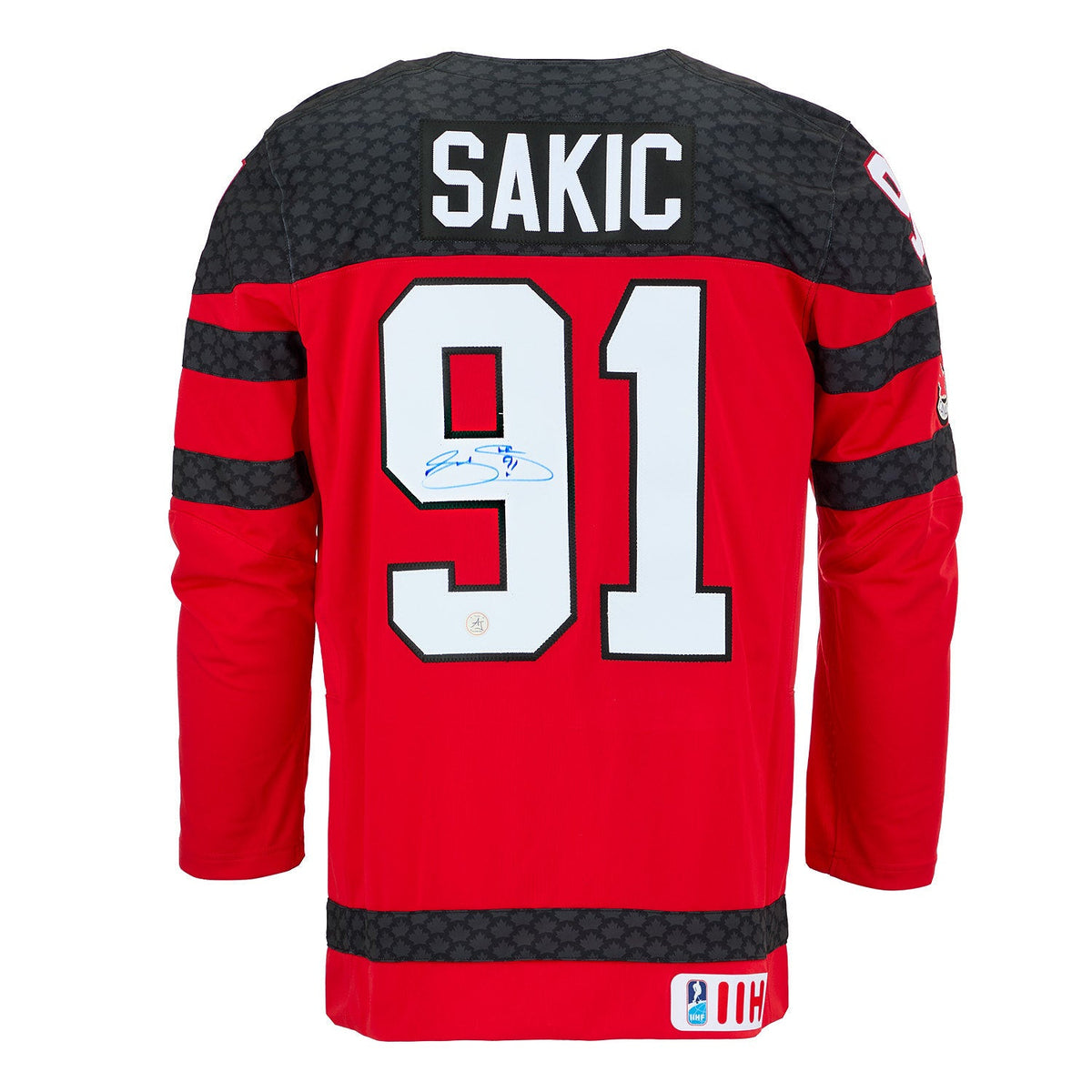 Joe Sakic Autographed Team Canada Red Nike Hockey Jersey product image 1, provided for visual reference and product detail