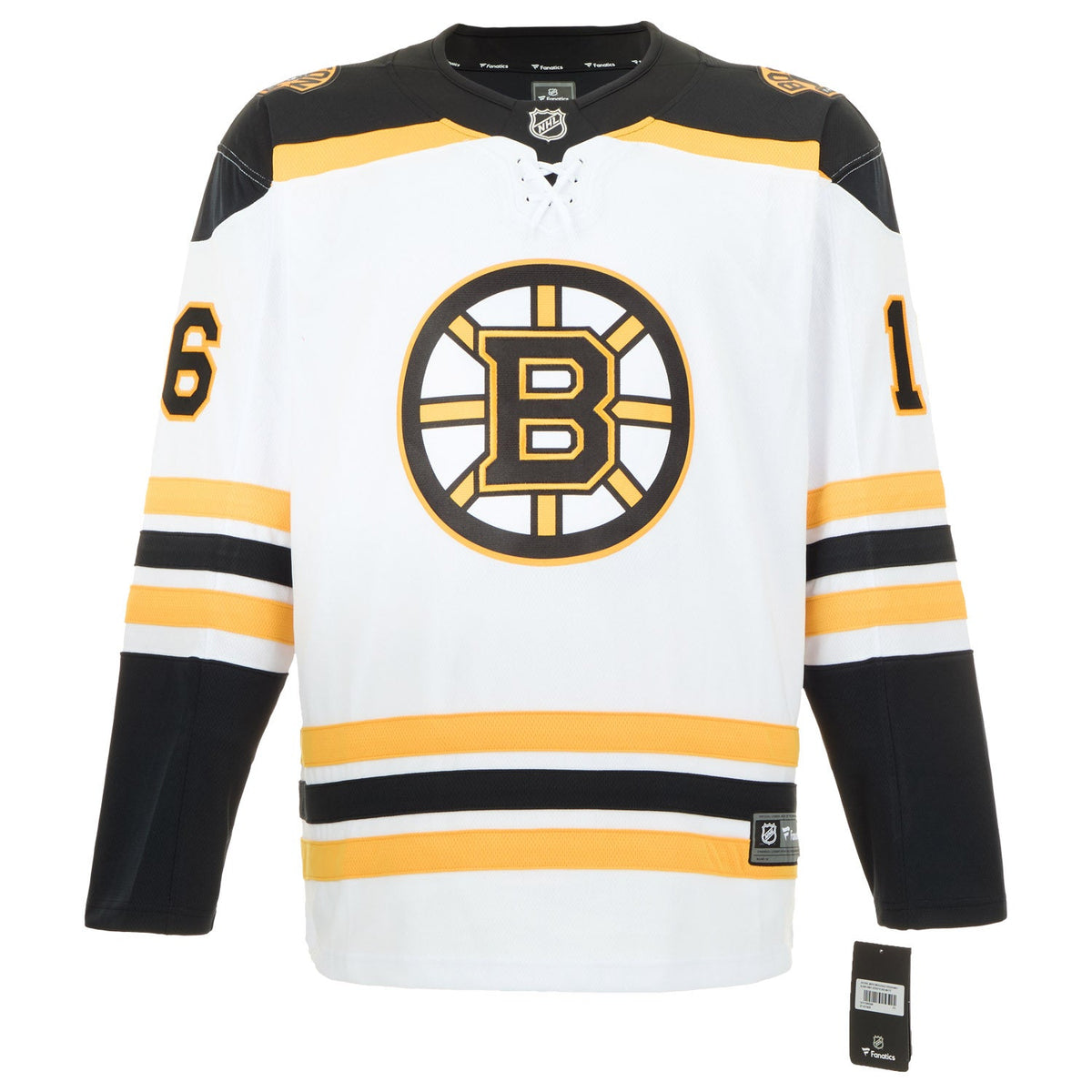 Derek Sanderson Signed Boston Bruins White Fanatics Breakaway Jersey product image 2, provided for visual reference and