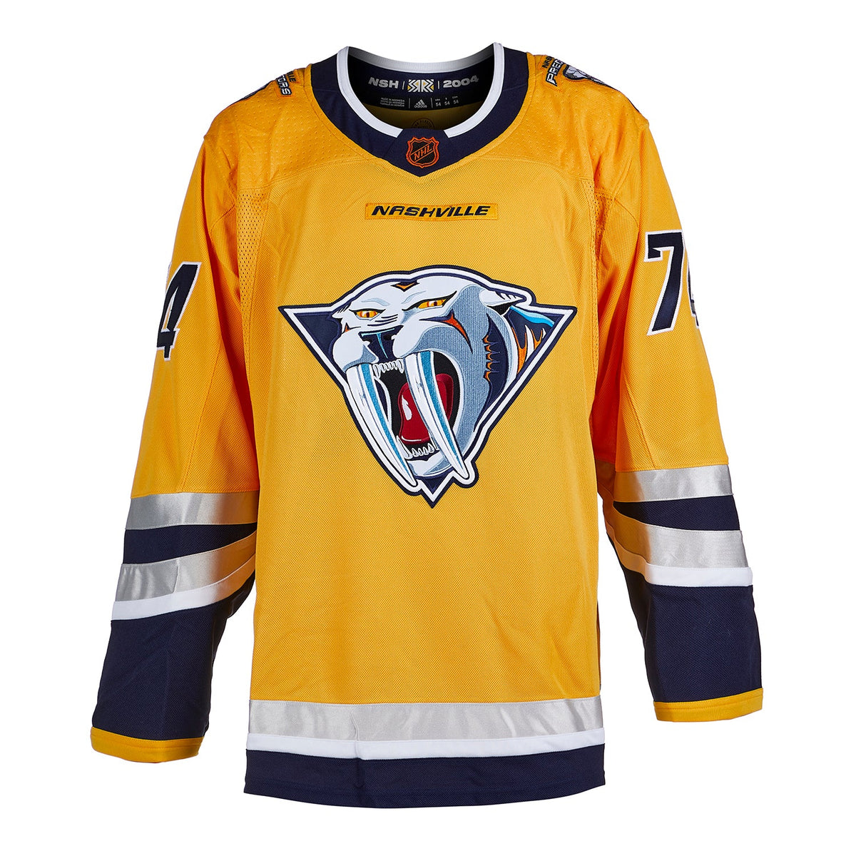 Juuse Saros Signed Nashville Predators Reverse Retro 2.0 adidas Jersey product image 2, provided for visual reference and