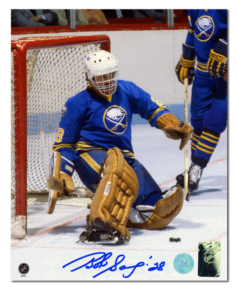 Bob Sauve Buffalo Sabres Autographed Vezina Goalie 8x10 Photo product image 1, provided for visual reference and product