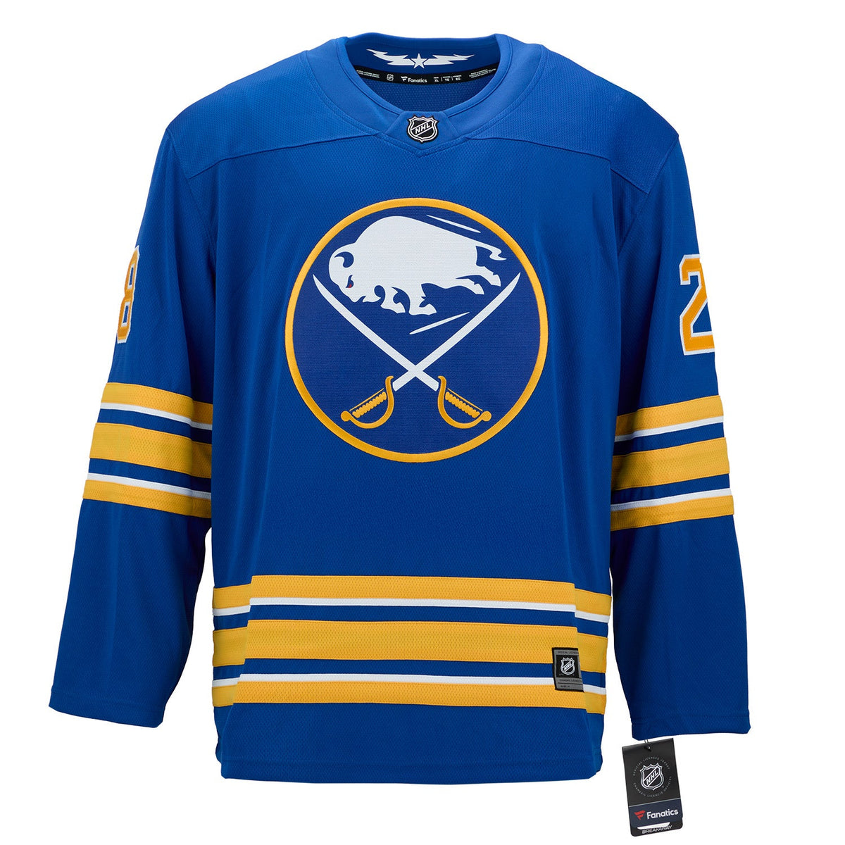 Bob Sauve Signed Buffalo Sabres Fanatics Breakaway Jersey product image 2, provided for visual reference and product detail