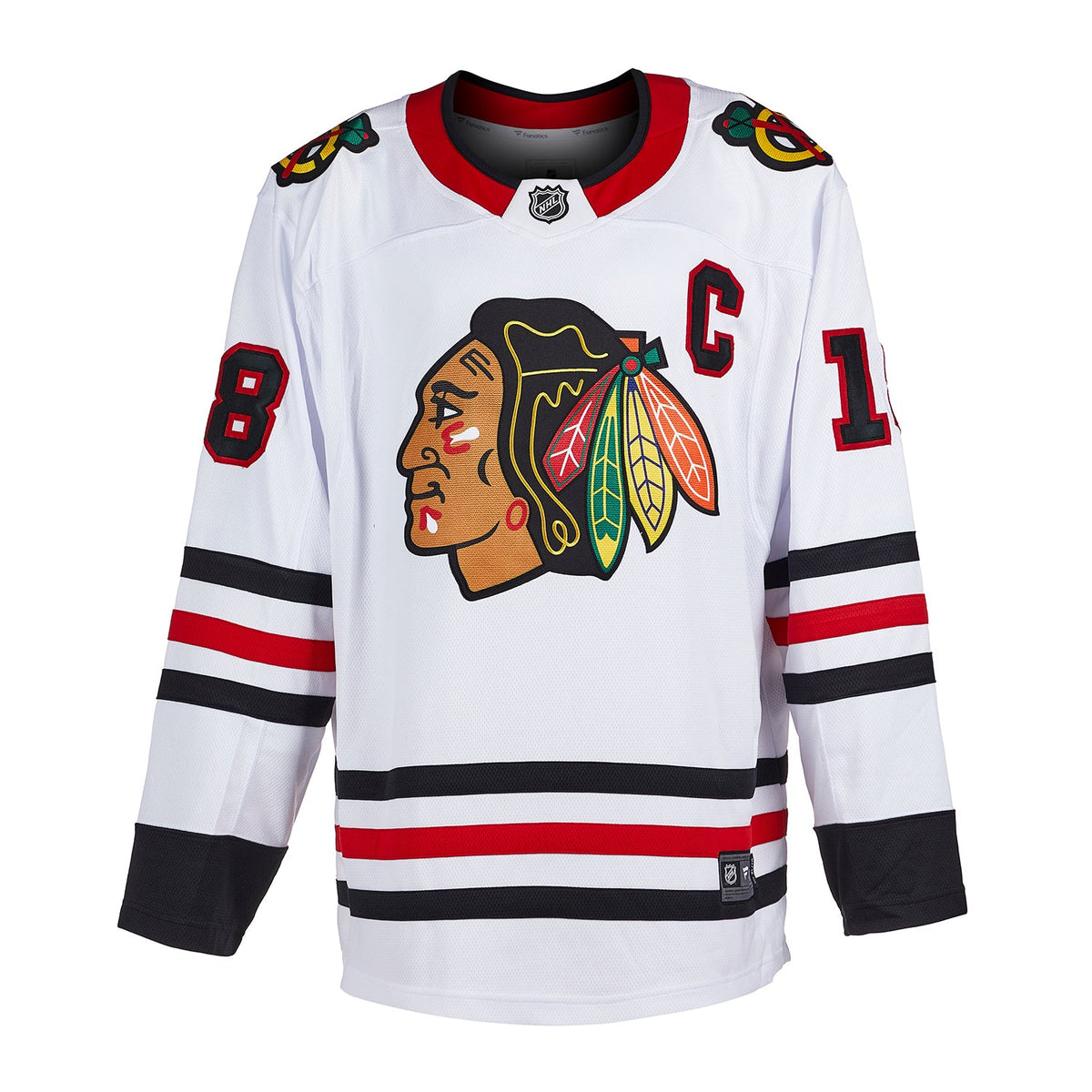 Denis Savard Signed Chicago Blackhawks White Fanatics Breakaway Jersey product image 2, provided for visual reference and
