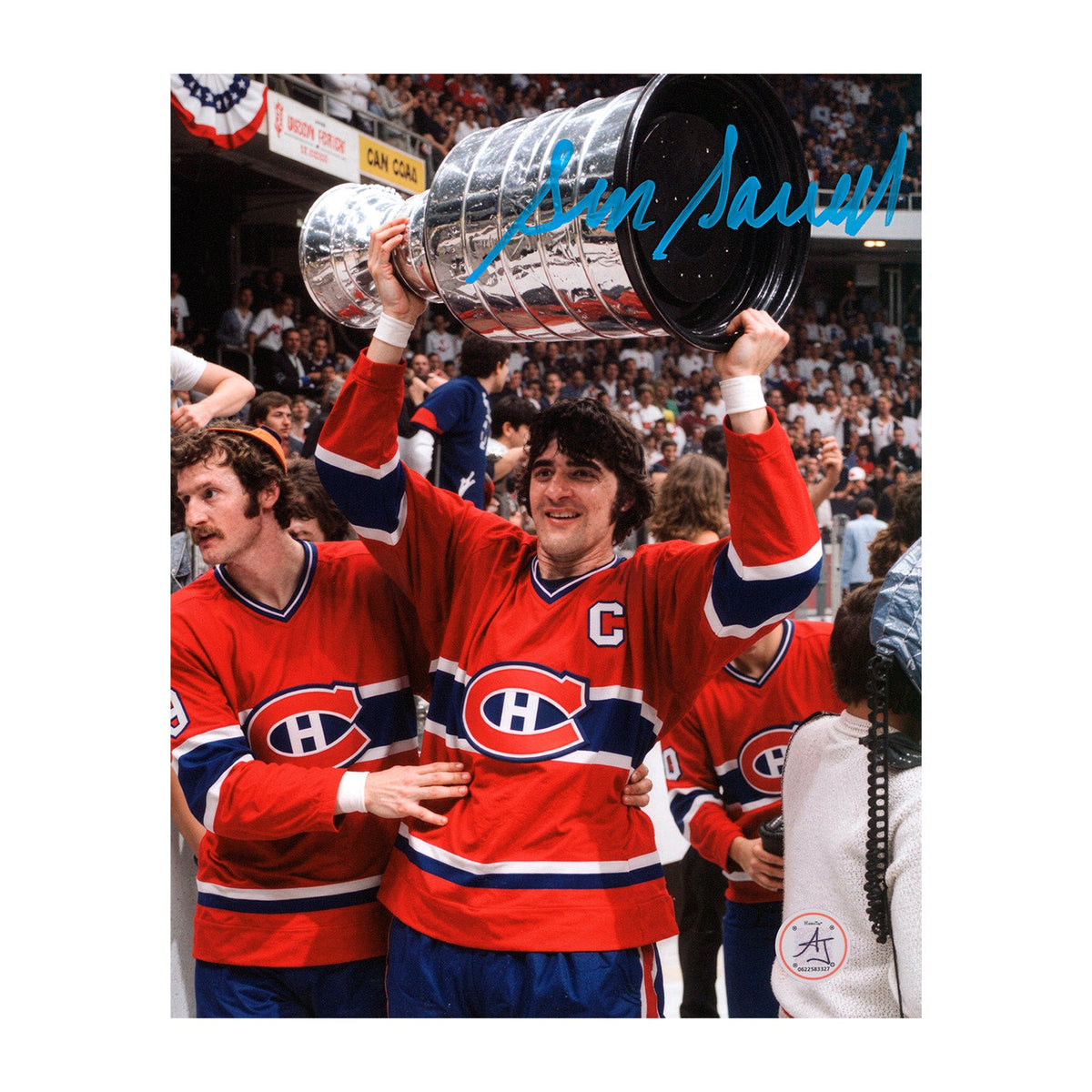 Serge Savard Signed Montreal Canadiens Stanley Cup 8x10 Photo product image 1, provided for visual reference and product