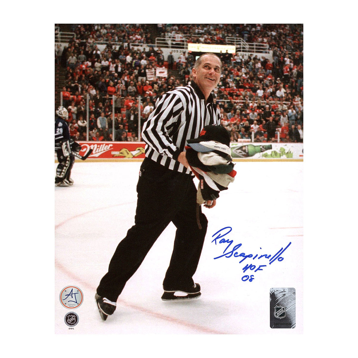 Ray Scapinello Signed NHL 8x10 Photo product image 1, provided for visual reference and product detail review