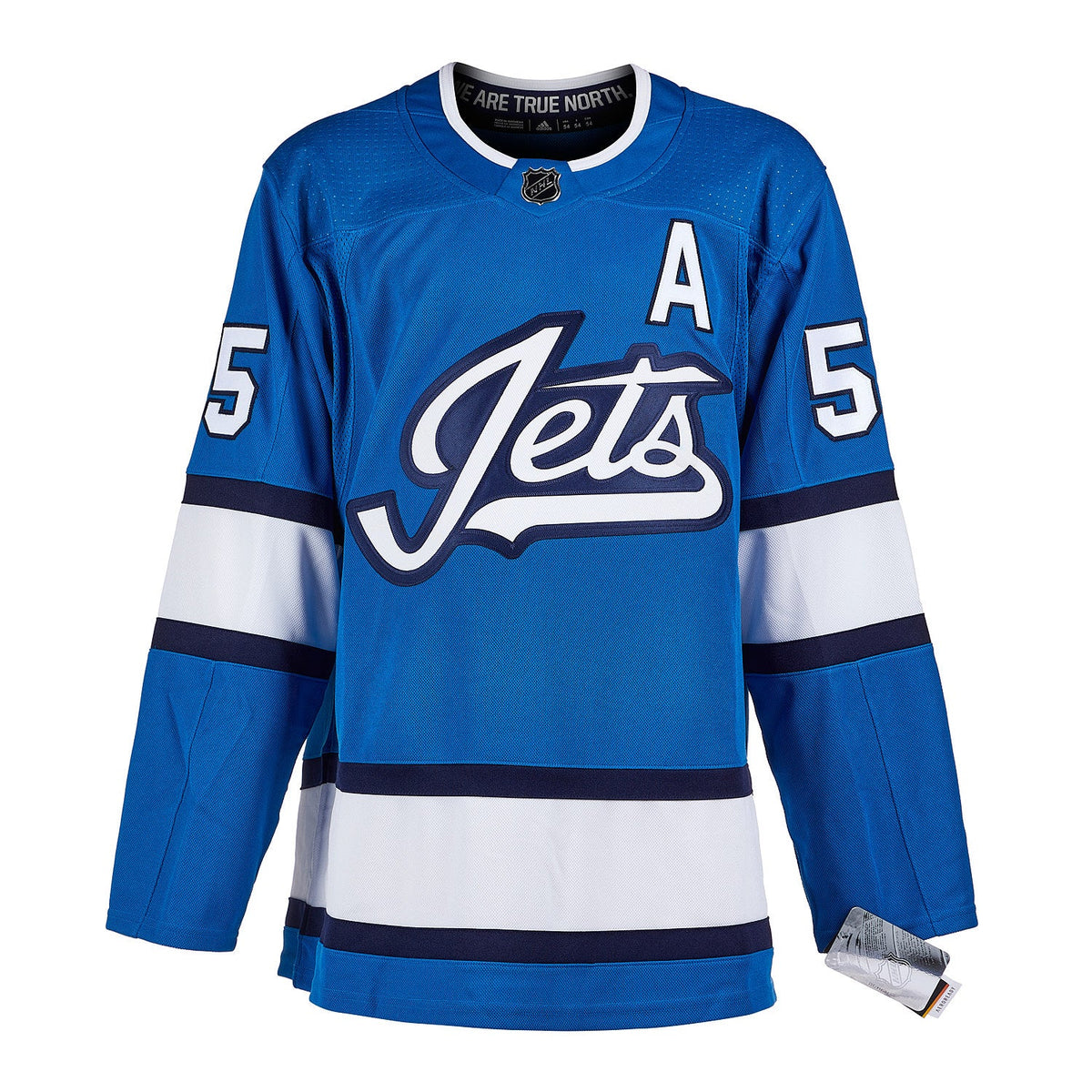 Mark Scheifele Signed Winnipeg Jets Aviator Alternate adidas Jersey product image 2, provided for visual reference and