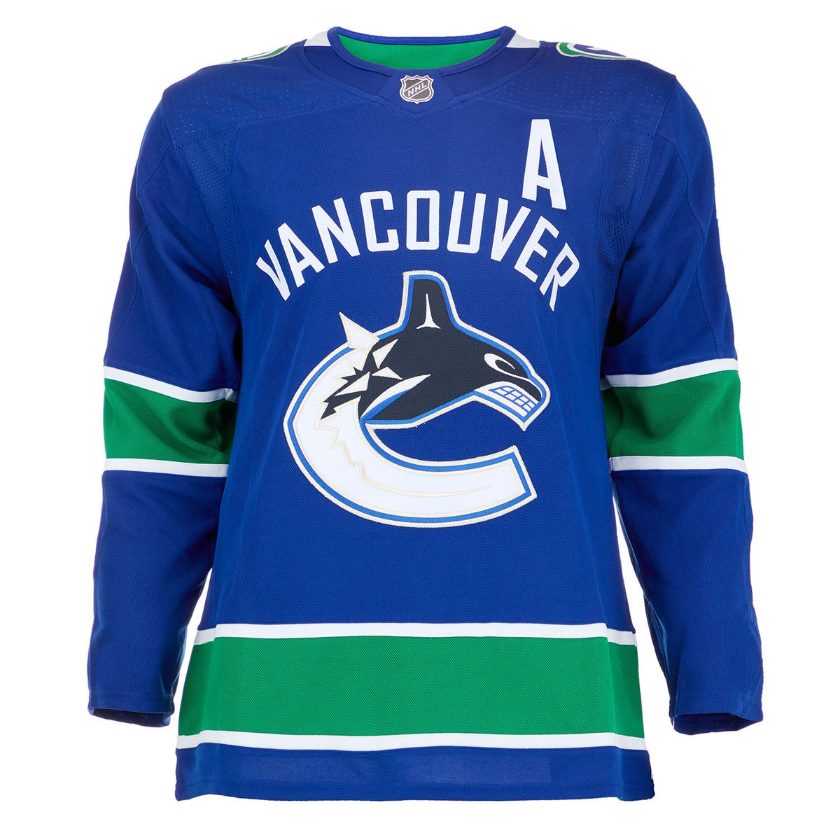 Daniel Sedin Autographed Vancouver Canucks Blue adidas Jersey product image 2, provided for visual reference and product