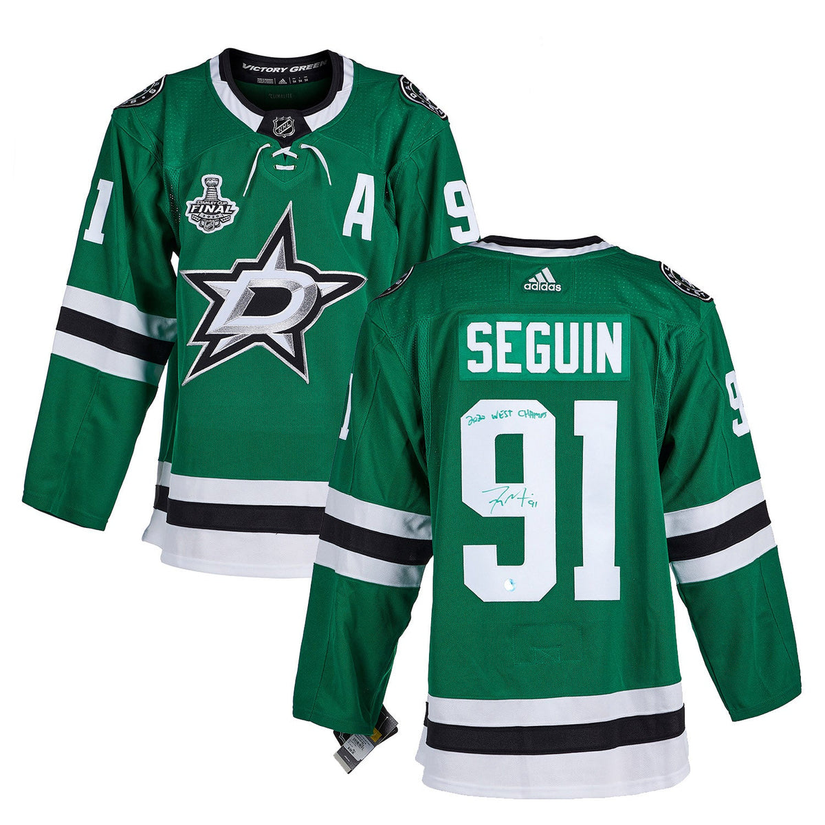 Tyler Seguin Dallas Stars Signed Stanley Cup adidas Jersey product image 3, provided for visual reference and product detail