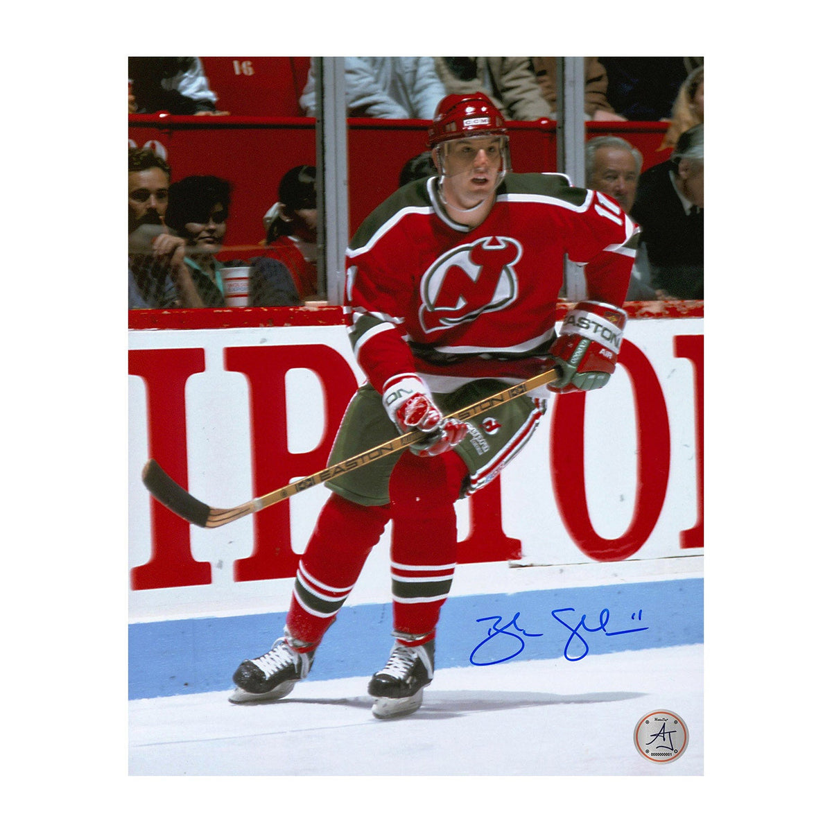 Brendan Shanahan Autographed New Jersey Devils Hockey 8x10 Photo product image 1, provided for visual reference and product