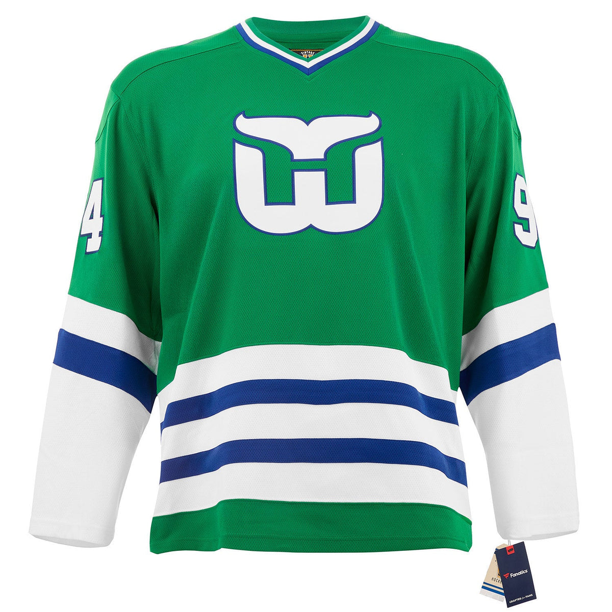 Brendan Shanahan Signed Hartford Whalers Throwback Breakaway Jersey product image 2, provided for visual reference and