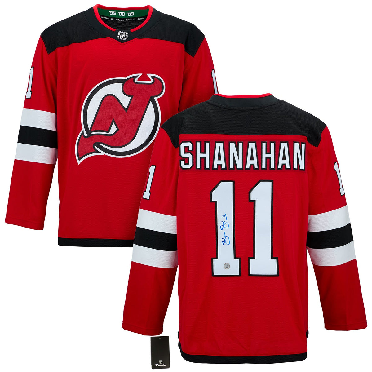 Brendan Shanahan Signed New Jersey Devils Fanatics Breakaway Jersey product image 3, provided for visual reference and