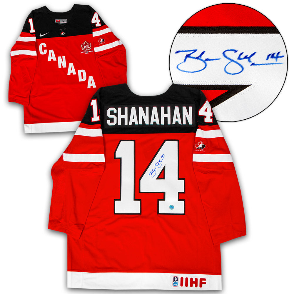 Brendan Shanahan Team Canada Autographed Centennial Nike Jersey product image 1, provided for visual reference and product