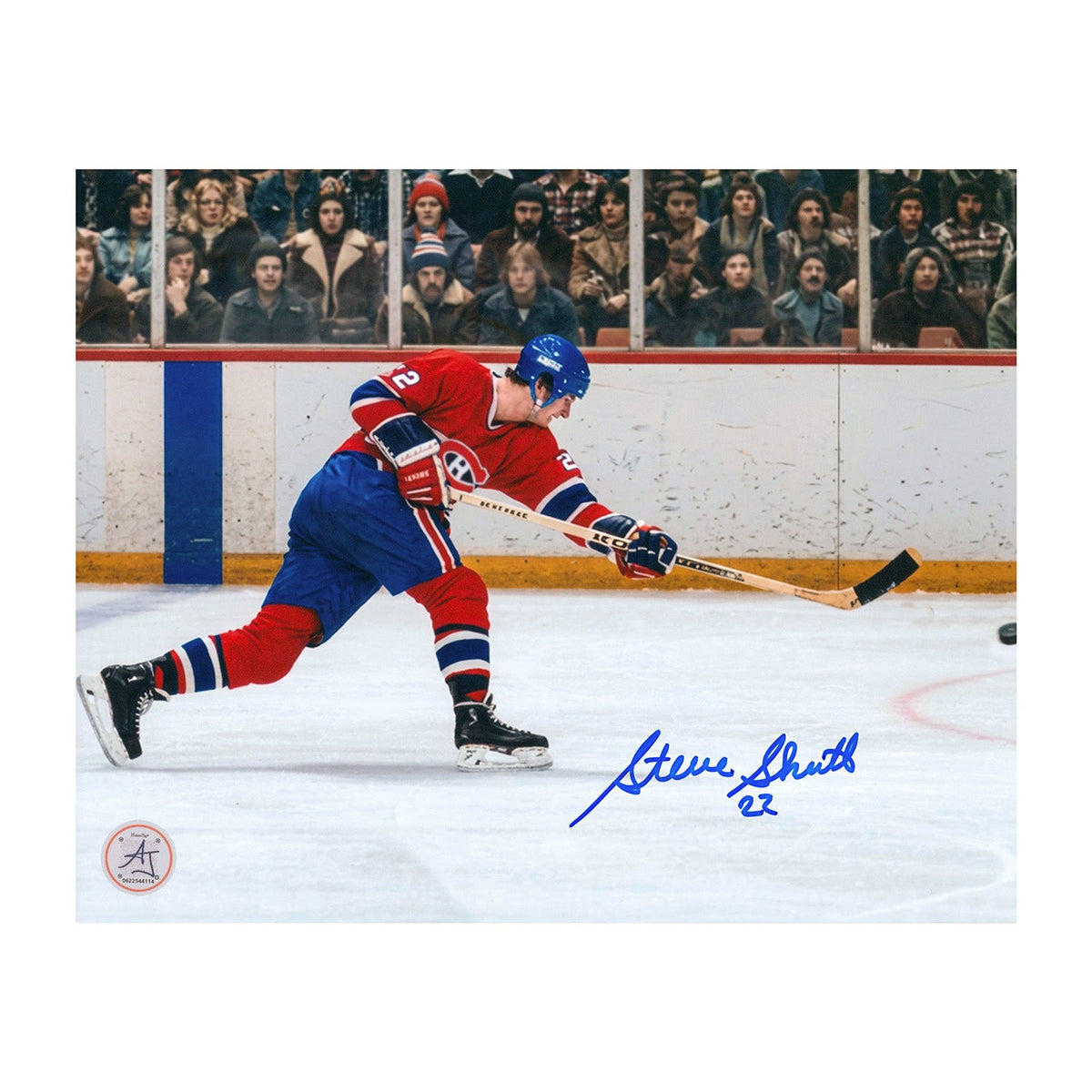Steve Shutt Autographed Montreal Canadiens Slapshot 8x10 Photo product image 1, provided for visual reference and product