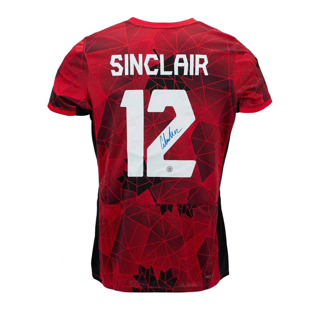 Christine Sinclair Signed Team Canada Red Olympic Nike Replica Soccer Jersey product image 1, provided for visual reference