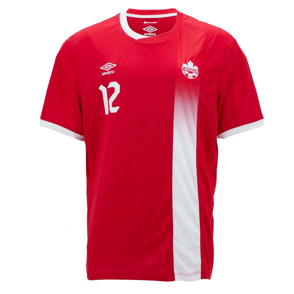 Christine Sinclair Autographed Team Canada Umbro Replica Soccer Jersey product image 2, provided for visual reference and