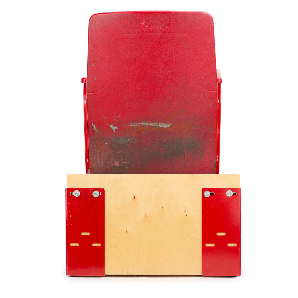 Darryl Sittler Signed & Inscribed Maple Leaf Gardens Original Red Seat On Base product image 5, provided for visual