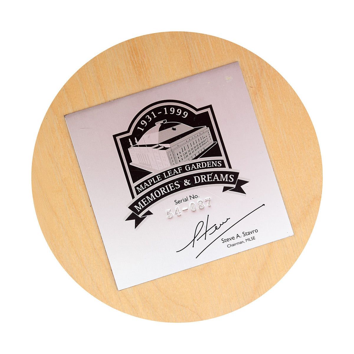 Darryl Sittler Signed & Inscribed Maple Leaf Gardens Original Red Seat On Base product image 6, provided for visual