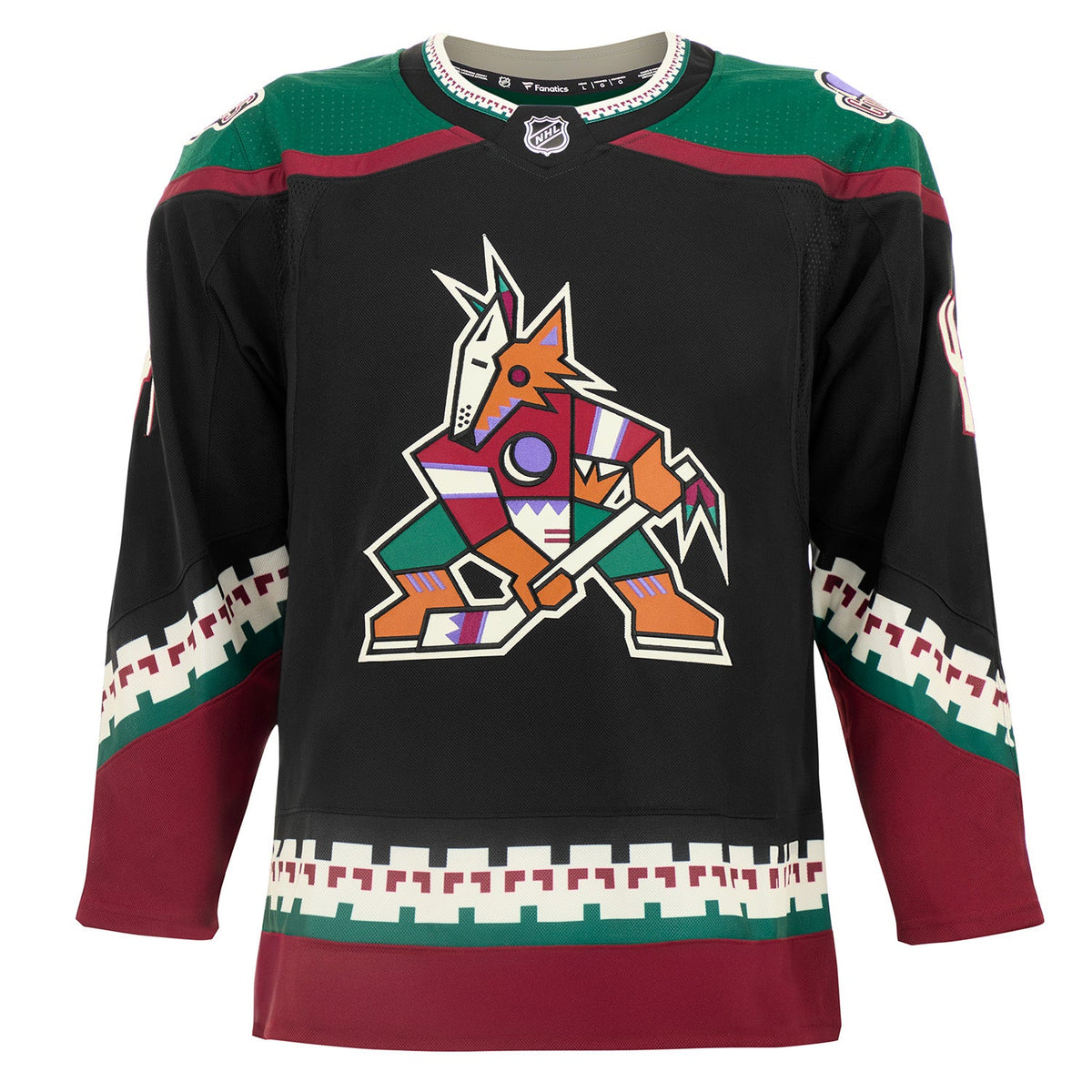 Mike Smith Autographed Arizona Coyotes Black Kachina adidas Jersey product image 2, provided for visual reference and