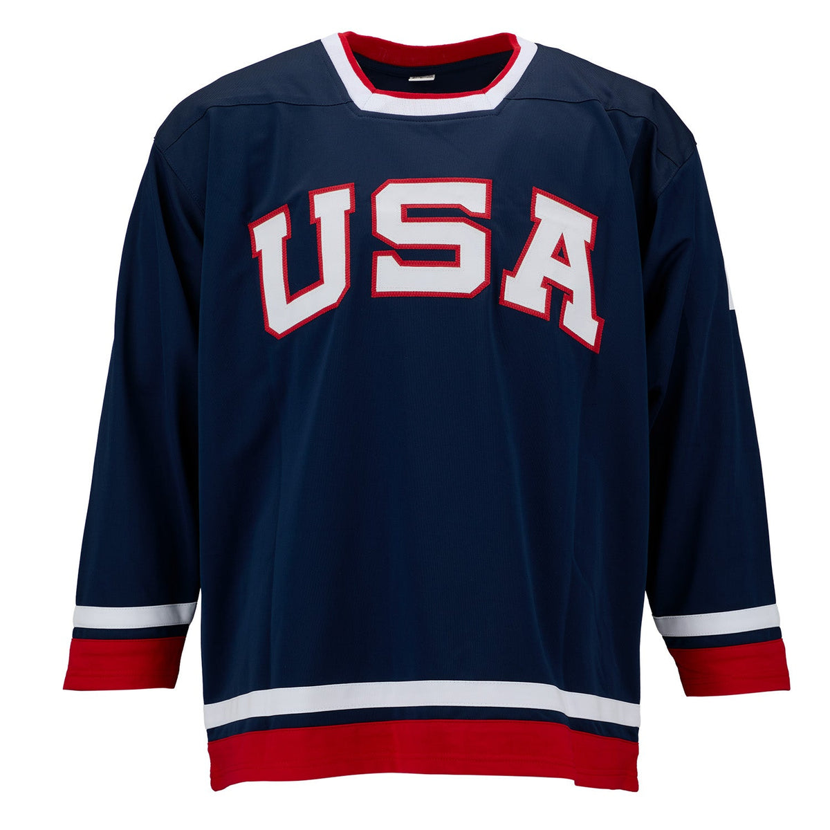 Will Smith Autographed Team USA Custom Hockey Nation Jersey product image 2, provided for visual reference and product