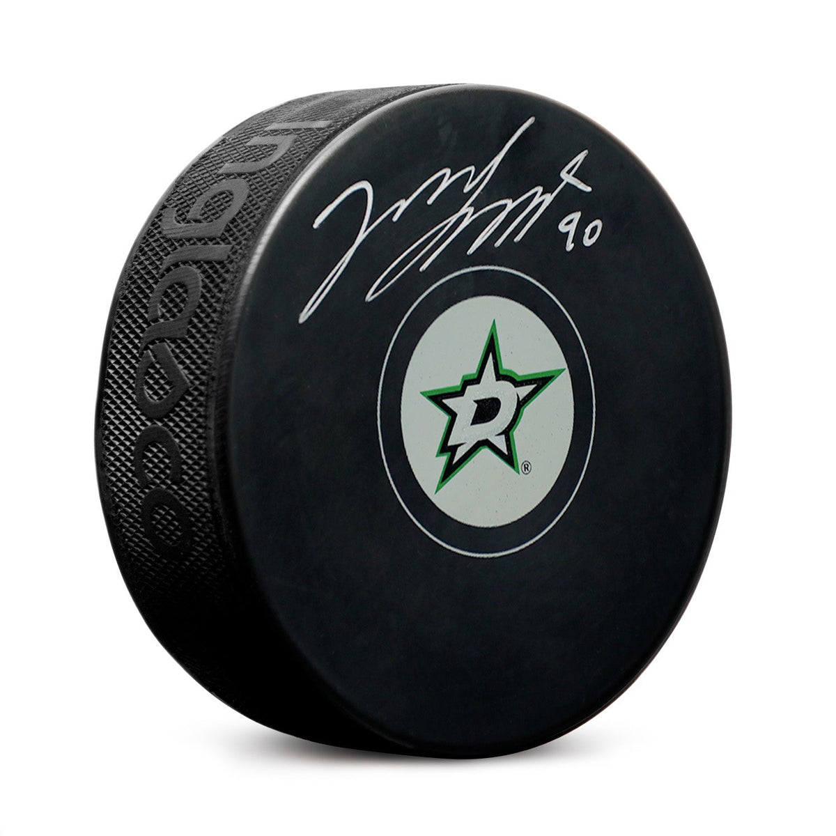 Jason Spezza Autographed Dallas Stars Hockey Puck product image 1, provided for visual reference and product detail review