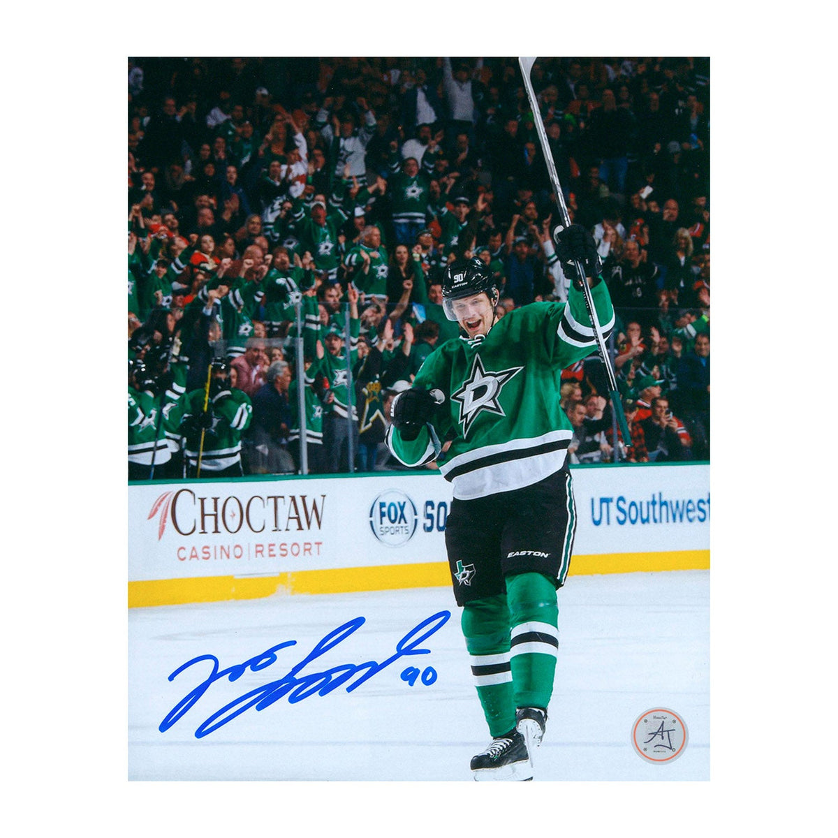 Jason Spezza Signed Dallas Stars Goal Celebration 8x10 Photo product image 1, provided for visual reference and product