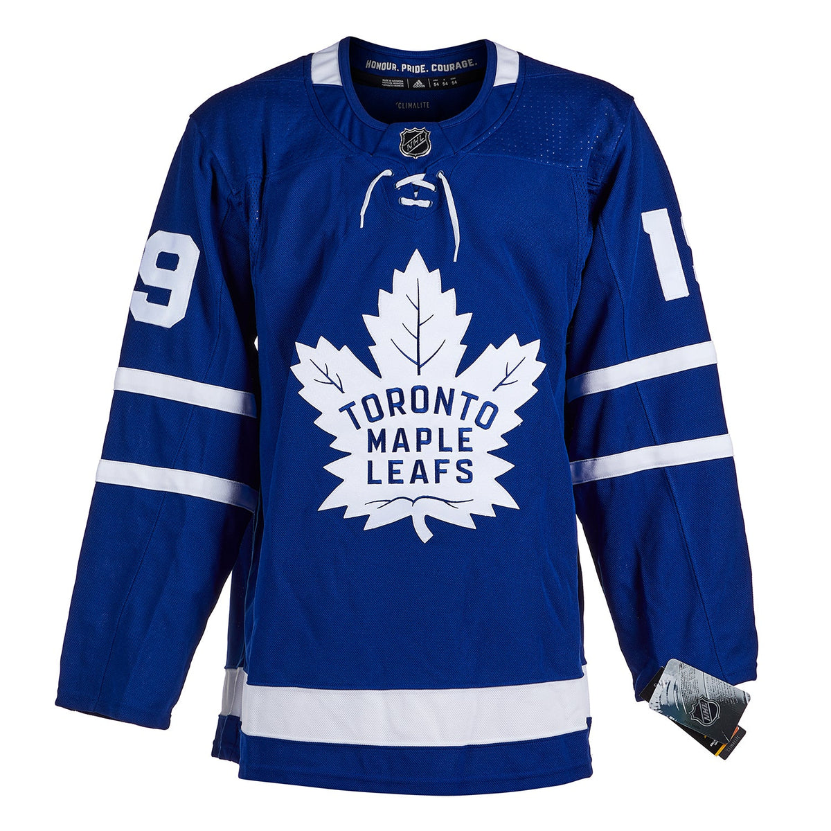 Jason Spezza Autographed Toronto Maple Leafs Blue adidas Jersey product image 2, provided for visual reference and product