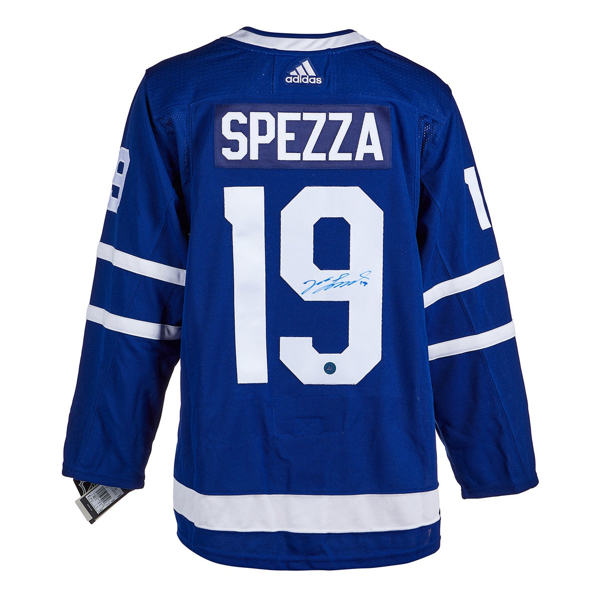 Jason Spezza Autographed Toronto Maple Leafs Blue adidas Jersey product image 1, provided for visual reference and product