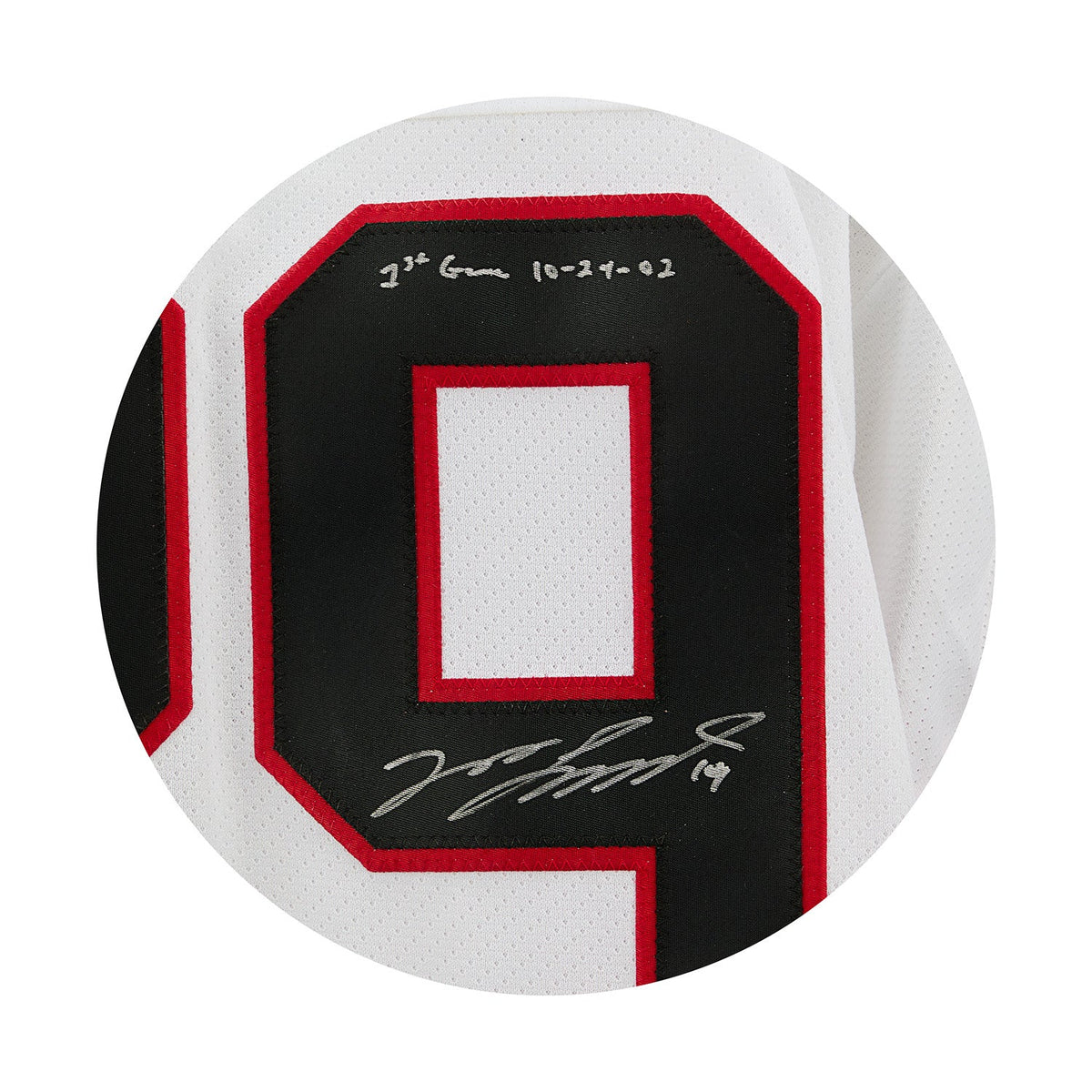 Jason Spezza Ottawa Senators Signed & Dated 1st Game Vintage CCM Jersey product image 3, provided for visual reference and