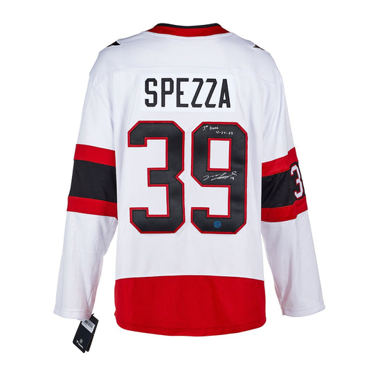 Jason Spezza Signed & Dated 1st Game Ottawa Senators Fanatics Breakaway Jersey product image 1, provided for visual
