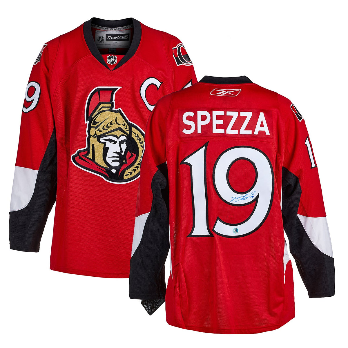 Jason Spezza Signed Ottawa Senators Vintage Reebok Jersey product image 3, provided for visual reference and product detail