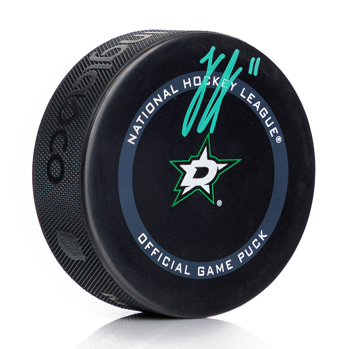 Logan Stankoven Signed Dallas Stars Official Game Puck product image 1, provided for visual reference and product detail