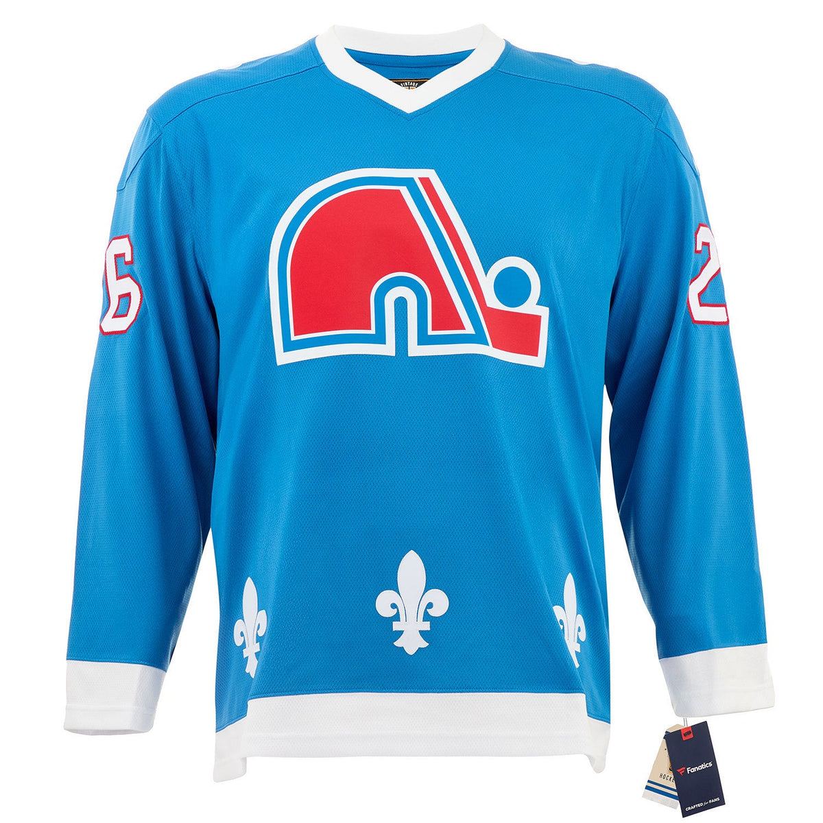 Peter Stastny Signed Quebec Nordiques Throwback Breakaway Jersey product image 2, provided for visual reference and product