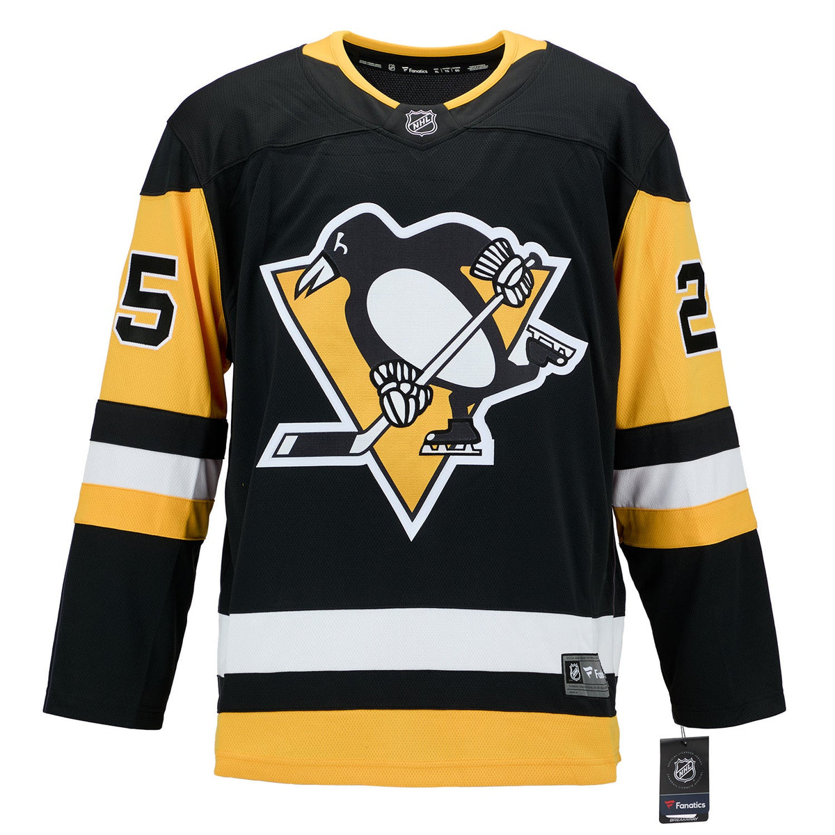 Kevin Stevens Signed Pittsburgh Penguins Fanatics Breakaway Jersey product image 2, provided for visual reference and