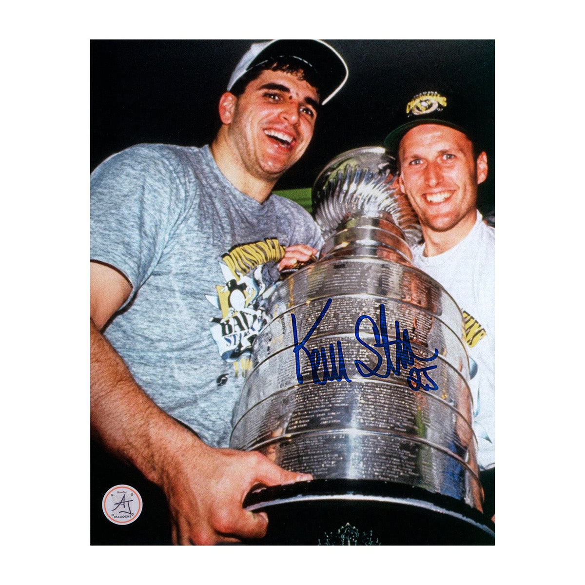 Kevin Stevens Autographed Pittsburgh Penguins 1992 Stanley Cup 8x10 Photo product image 1, provided for visual reference and