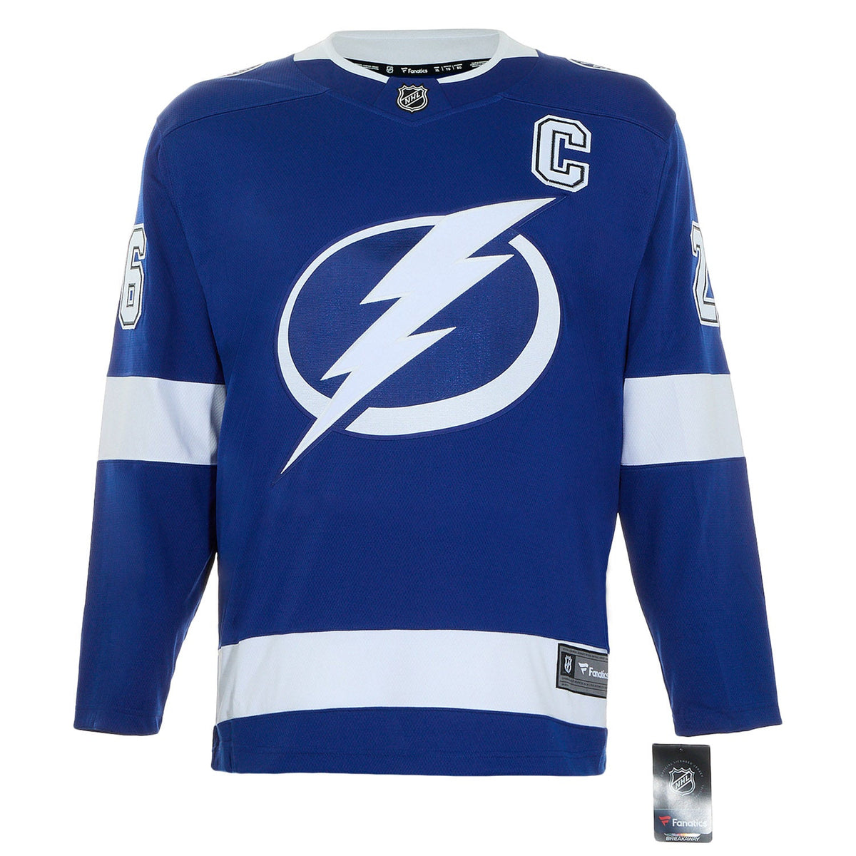 Martin St Louis Autographed Tampa Bay Lightning Fanatics Breakaway Jersey product image 2, provided for visual reference and