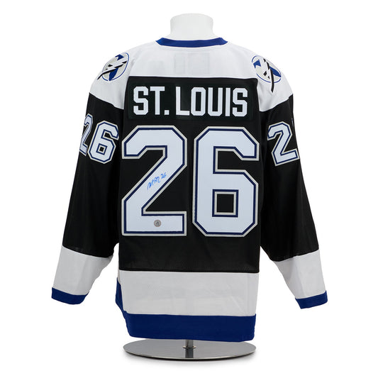 Martin St Louis Tampa Bay Lightning Signed 2004 Stanley Cup adidas Jersey product image 1, provided for visual reference and