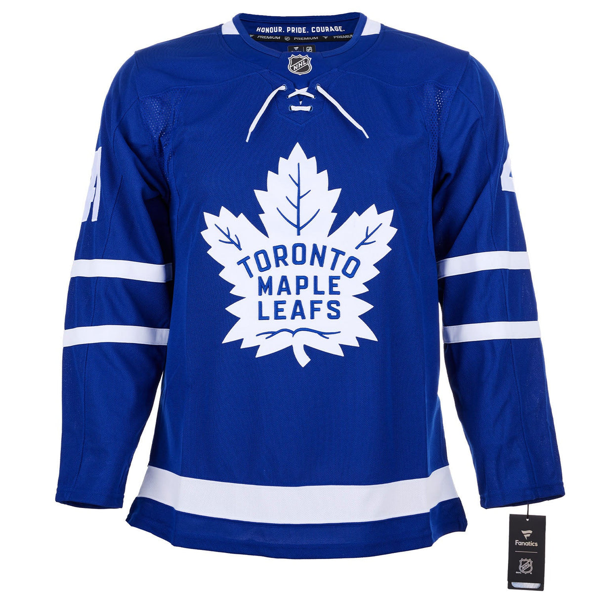 Anthony Stolarz Autographed Toronto Maple Leafs Fanatics Premium Jersey product image 2, provided for visual reference and