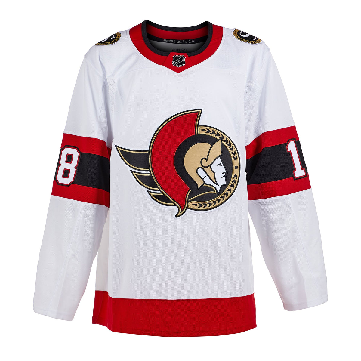 Tim Stutzle Signed Ottawa Senators White adidas Jersey product image 2, provided for visual reference and product detail