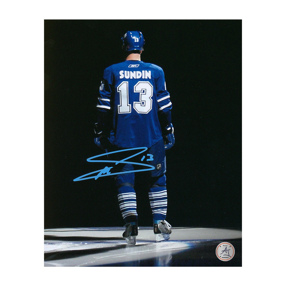 Mats Sundin Signed Toronto Maple Leafs Star Spotlight 8x10 Photo product image 1, provided for visual reference and product