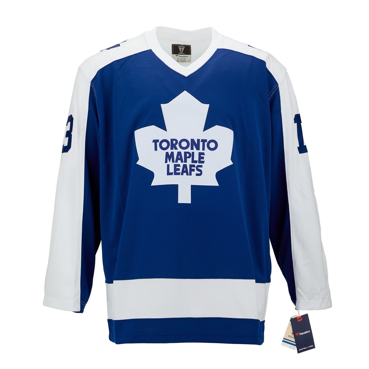 Mats Sundin Signed & Inscribed Toronto Maple Leafs Fanatics Throwback Jersey product image 2, provided for visual reference
