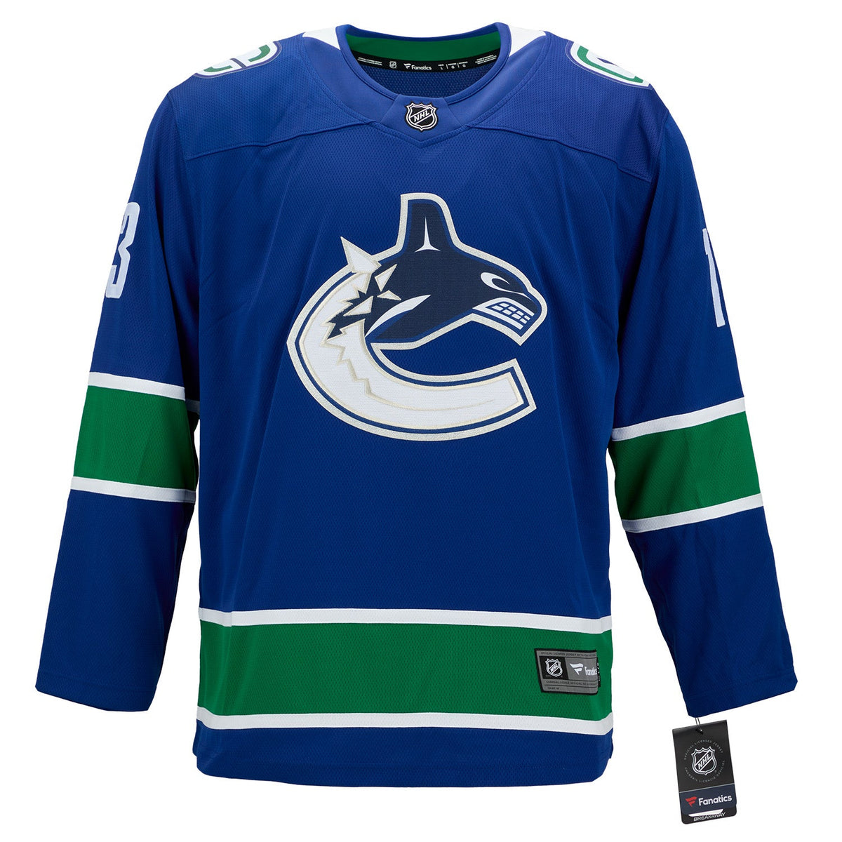 Mats Sundin Autographed Vancouver Canucks Fanatics Breakaway Jersey product image 2, provided for visual reference and