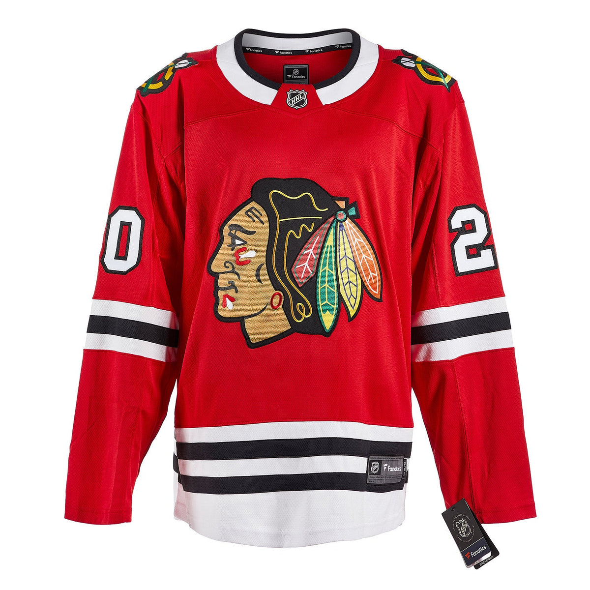 Gary Suter Autographed Chicago Blackhawks Fanatics Breakaway Jersey product image 2, provided for visual reference and