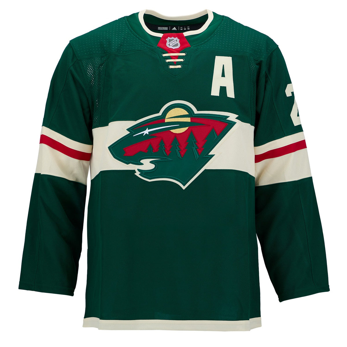 Ryan Suter Autographed Minnesota Wild adidas Jersey product image 2, provided for visual reference and product detail review