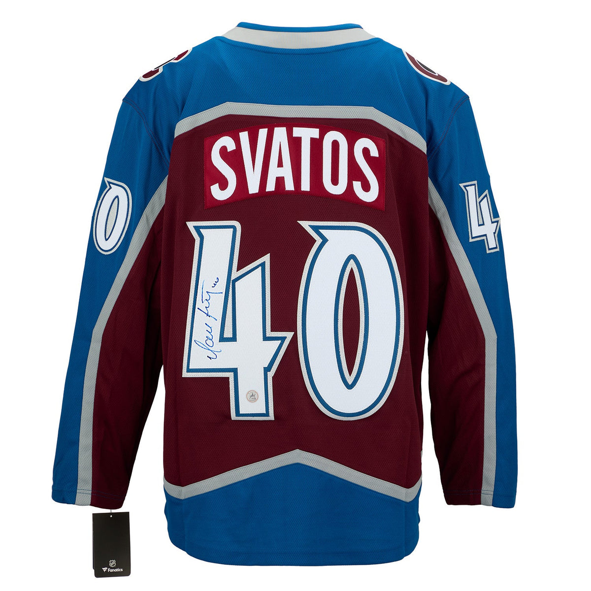 Marek Svatos Autographed Colorado Avalanche Fanatics Breakaway Jersey product image 1, provided for visual reference and