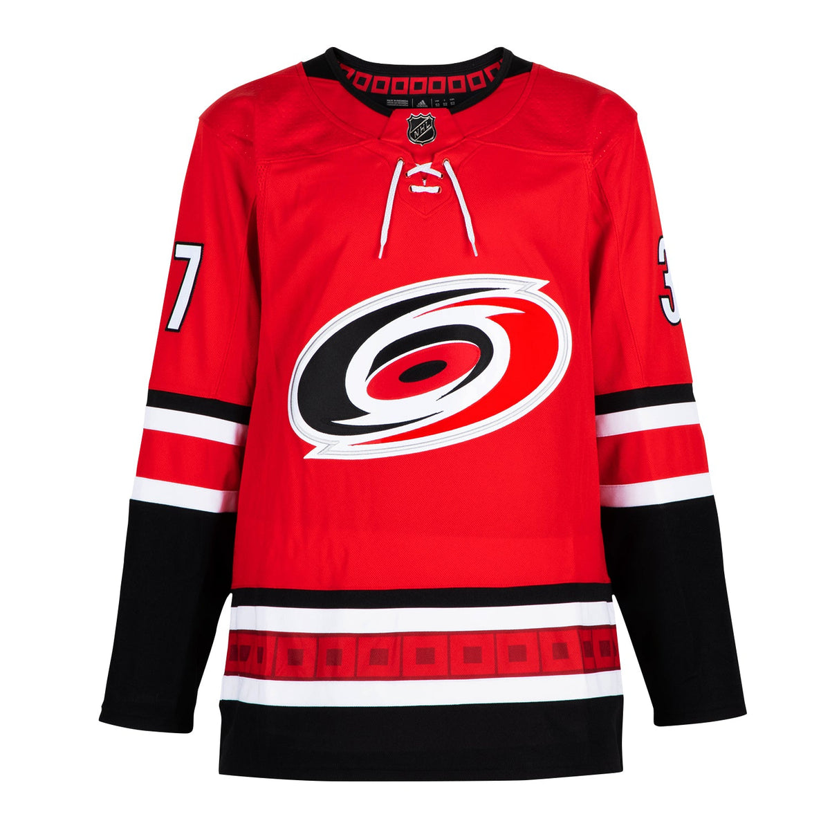 Andrei Svechnikov Autographed Carolina Hurricanes Red adidas Jersey product image 2, provided for visual reference and