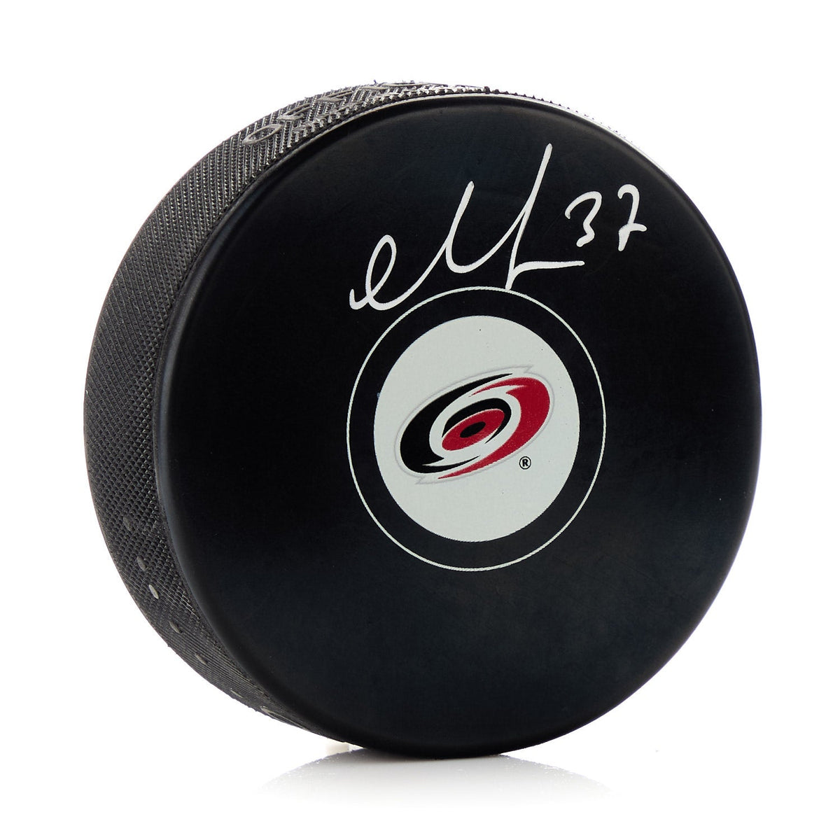 Andrei Svechnikov Autographed Carolina Hurricanes Hockey Puck product image 1, provided for visual reference and product