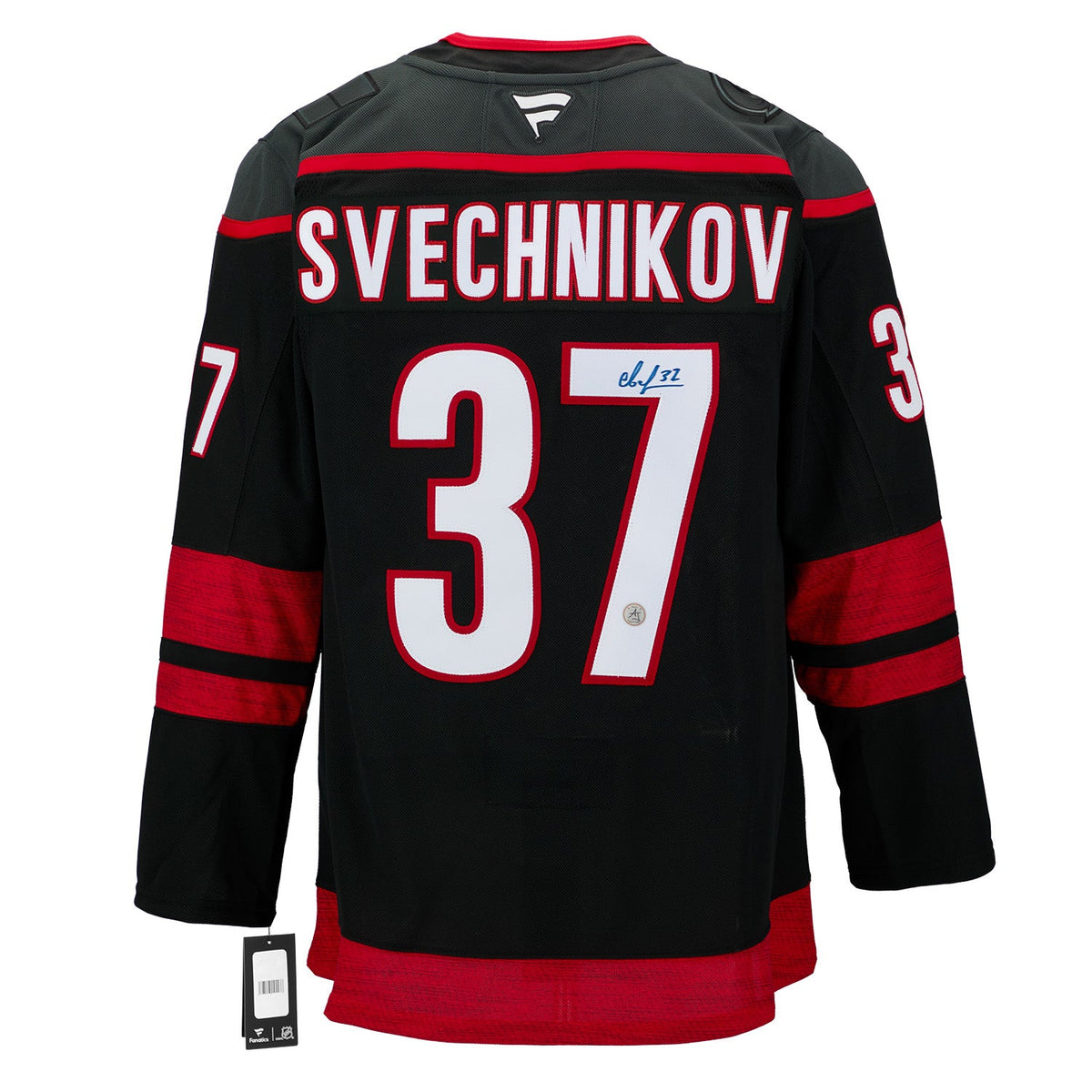 Andrei Svechnikov Carolina Hurricanes Signed 2026 Stanley Cup Fanatics Jersey product image 1, provided for visual reference